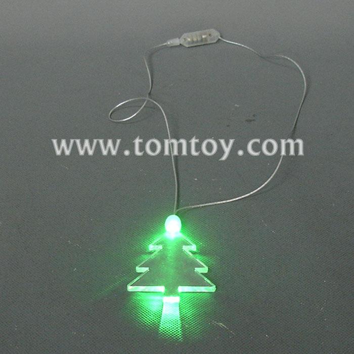 Flashing Christmas Tree NecklaceTomtoy